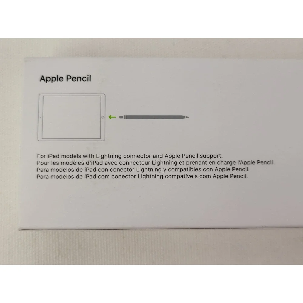 Apple Pencil 1st Gen Model A1603 White Stylus for iPad with Lightning Adapter